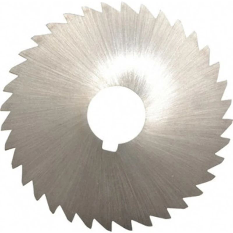 Made in USA 4 x 1/16, 1 Arbor, 36-Tooth High Speed Steel Slitting & Slotting Saw Uncoated, RH Cut, Straight Teeth, Co...